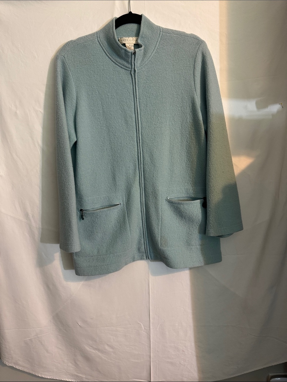 Doncaster Light Blue Zip-Up Fleece Jacket